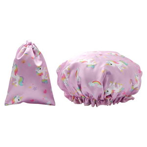 Every Day Shower Caps - 2 layer pvc and satin exterior - Dilly's Collections - Hair Beauty and Lifestyle Products Australia