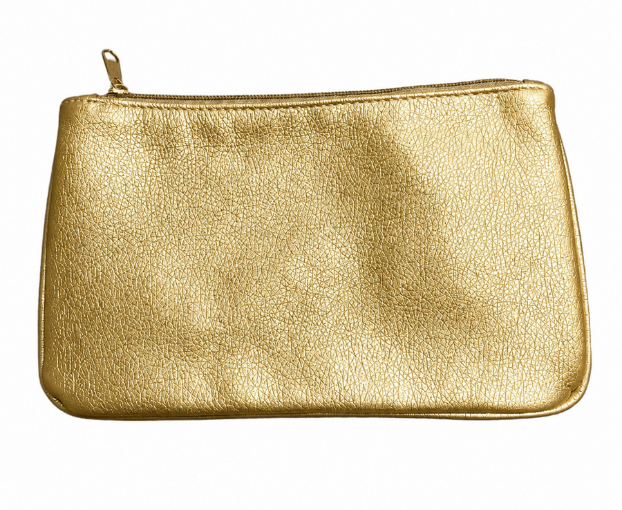 Gold Vegan Leather Purse