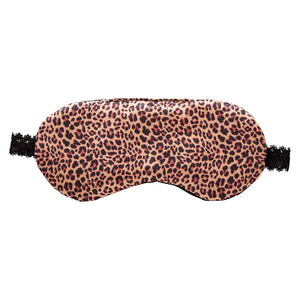 Shower Cap - Microfibre Lined & Eye Mask Set -  Leopard Print - Dilly's Collections -  Hair Beauty and Lifestyle Products Australia