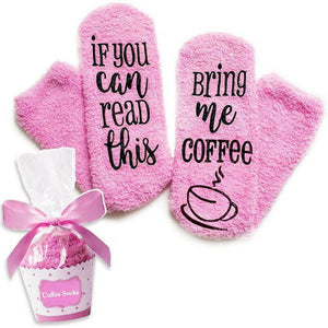 Socks -  ‘If You Can Read This, Bring Me Some Coffee’ - Dilly's Collections -  Hair Beauty and Lifestyle Products Australia