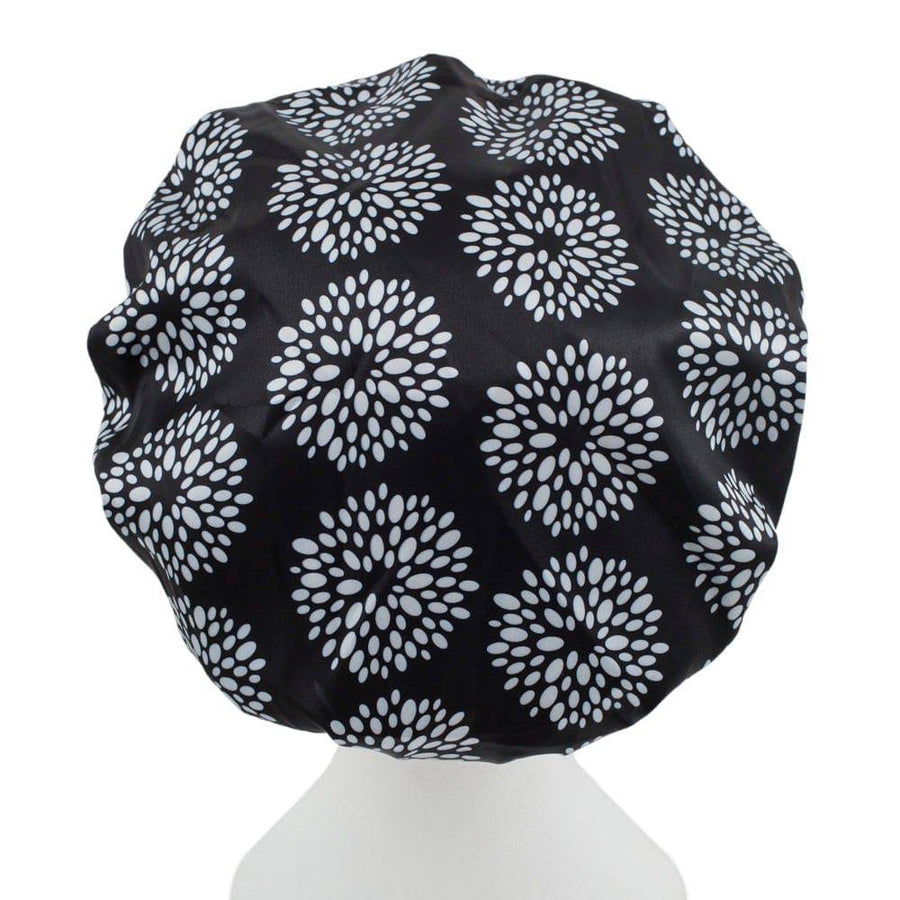 Drops Print Shower Cap - Microfibre lined - Extra Large - Dilly's Collections -  Hair Beauty and Lifestyle Products Australia
