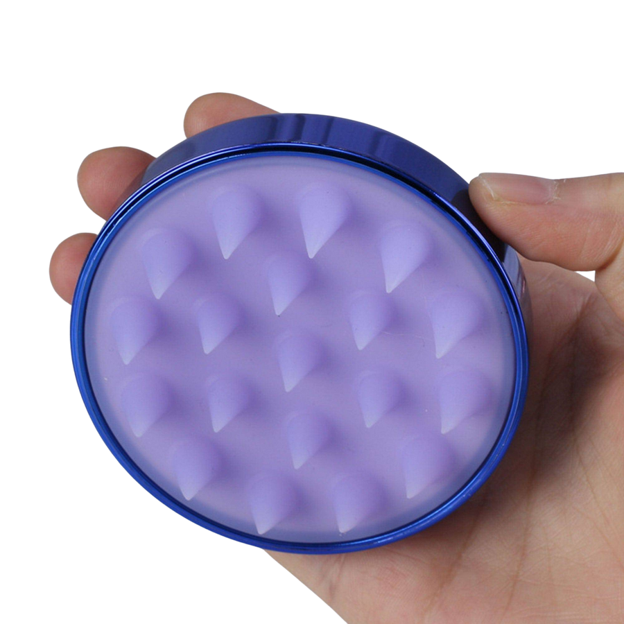 Handheld Purple Silicone Scalp Hair Brush - Dilly's Collections - Hair Beauty and Lifestyle Products Australia