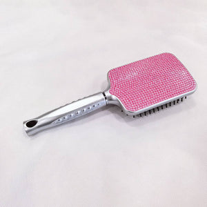 Detangle Hair Brush -  Pink Rhinestone - Dilly's Collections -  Hair Beauty and Lifestyle Products Australia