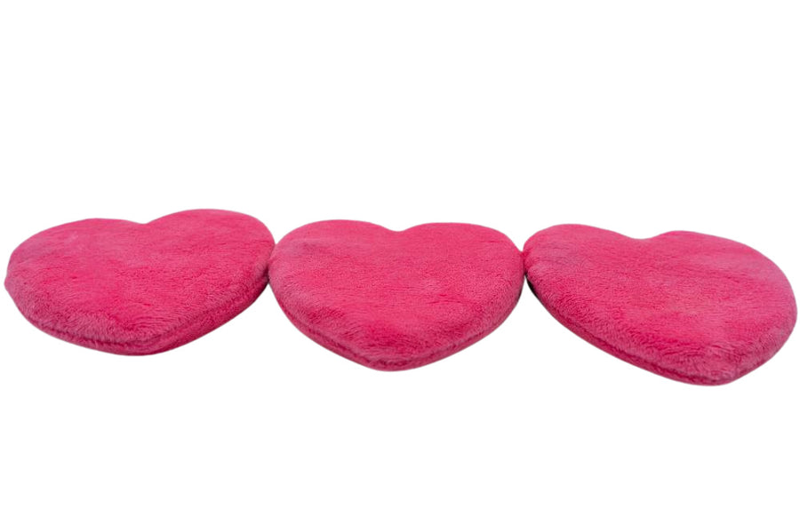 Make-Up Remover Pad - Hot Pink Heart - 3 Pack - Dilly's Collections - Hair Beauty and Lifestyle Products Australia