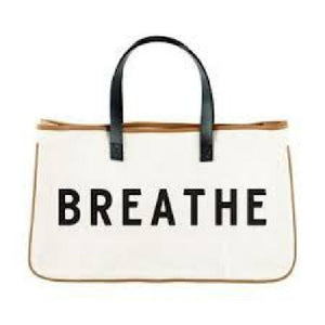 Canvas Tote Bag - 'Breathe' - Dilly's Collections - Hair Beauty and Lifestyle Products Australia